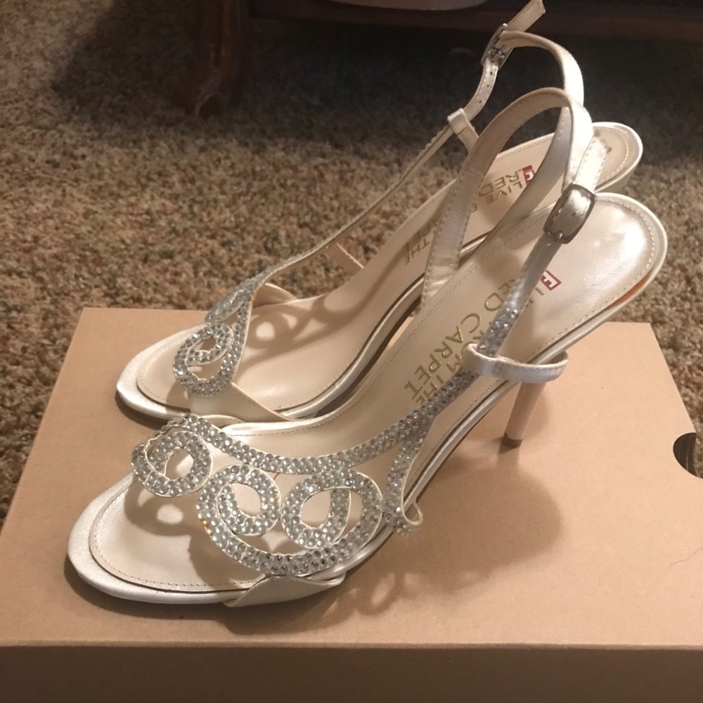 Elegant champagne colored heels